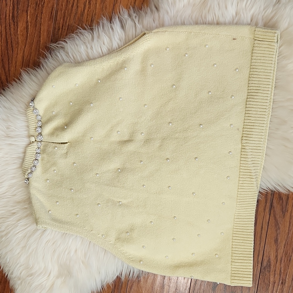 Zara Jewel & Pearl Sleevless Sweater Tank - Picture 4 of 4